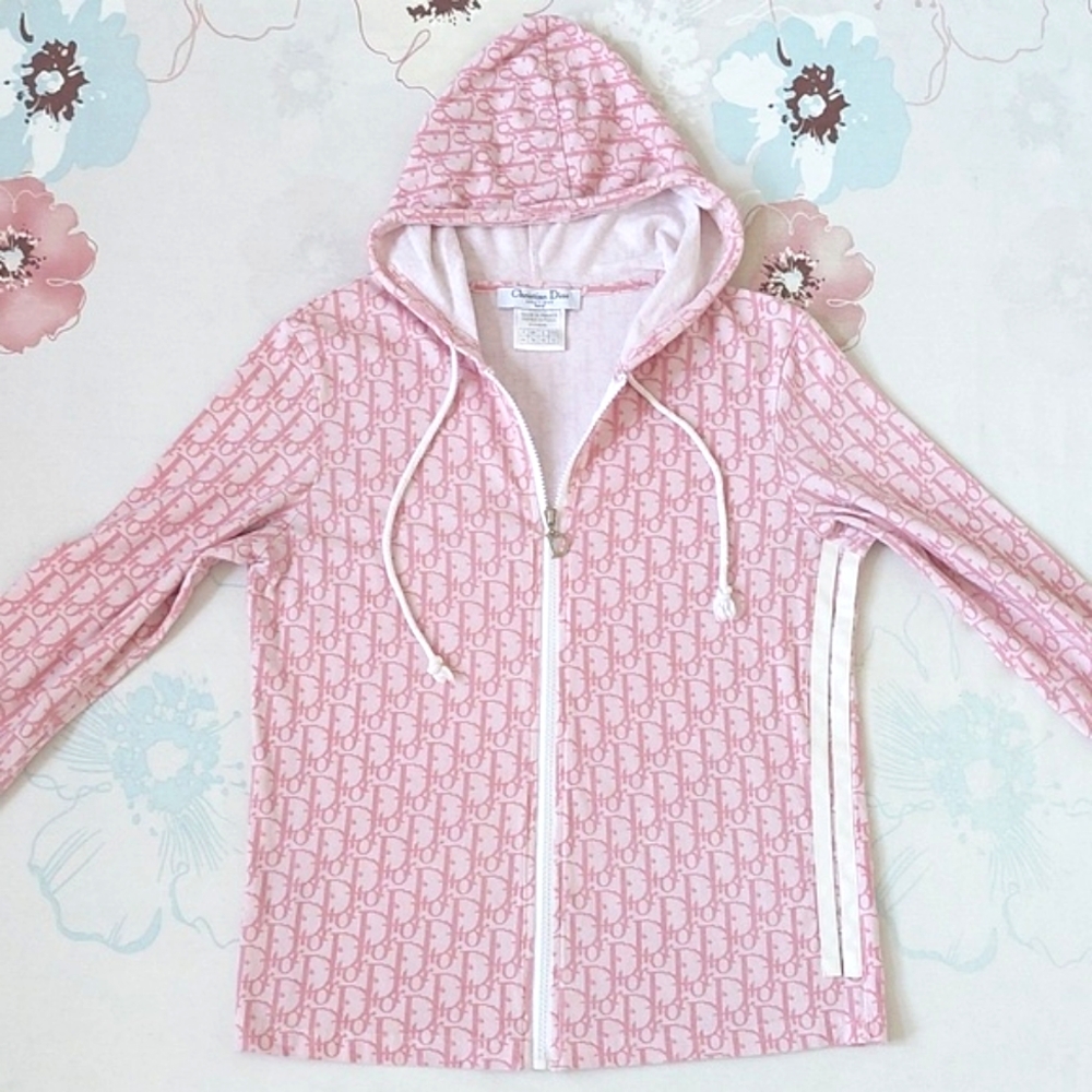 Vintage Christian dior monogram hoodie - Picture 3 of 14